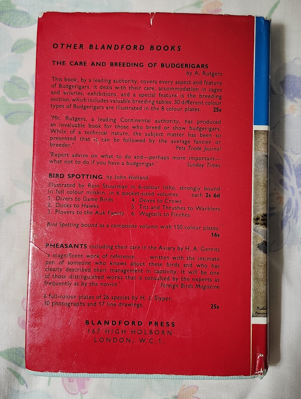 Vintage 1965 First English Edition of Water-birds with Webbed Feet" Book - Picture 6 of 6